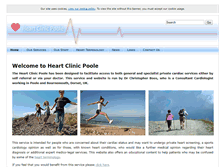 Tablet Screenshot of heartclinicpoole.co.uk